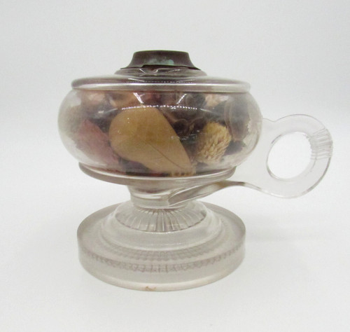 Vintage lamplight clear round - vintage,